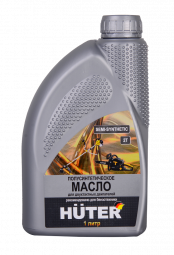Масло 2Т полусинтетическое для двухтактных двигателей Huter