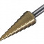 Ступенчатое сверло с прямой канавкой HSS-TiN MAKITA D-40113