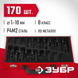 Набор сверел Зубр 29605-H170