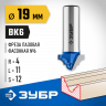 Фреза пазовая фасонная №6 ЗУБР 28745-19