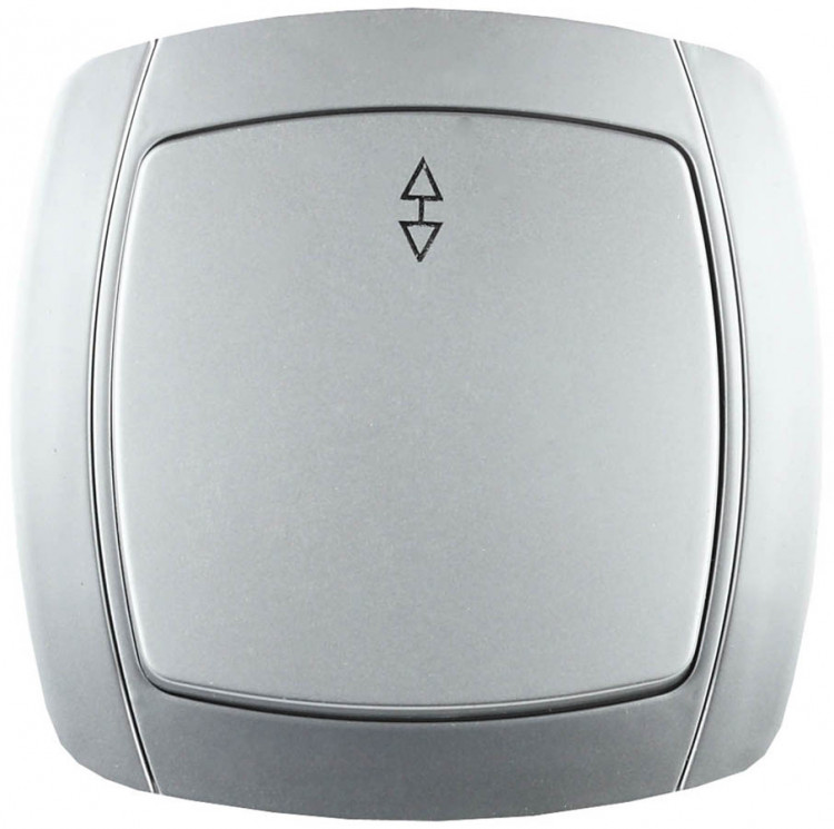 Проходной одноклавишный выключатель СВЕТОЗАР АКЦЕНТ SV-54237-SM