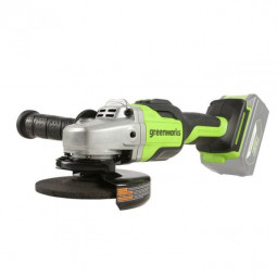 Угловая шлифовальная машина, аккумуляторная Greenworks GD24AGK4 3200207UB, 24V,  бесщеточная, c 1хАКБ 4 Ач и ЗУ в сумке