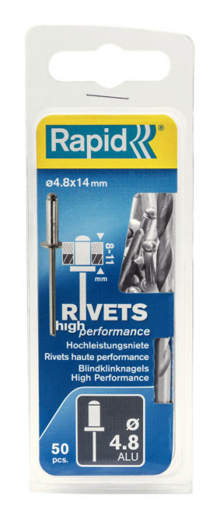 Алюминиевые заклепки RAPID 5000389