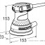 Эксцентриковая шлифмашина MAKITA BO5030 + кейс 824562-2