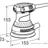 Эксцентриковая шлифмашина MAKITA BO5030 + кейс 824562-2