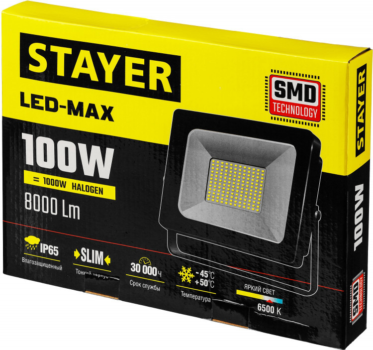 Прожектор светодиодный STAYER 57131-100_z01