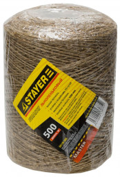 Шпагат льнопеньковый STAYER 50110-500