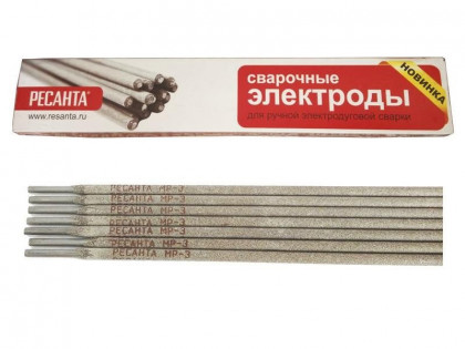Электрод для сварки Ресанта МР-3 Ф2,5 Пачка 1 кг