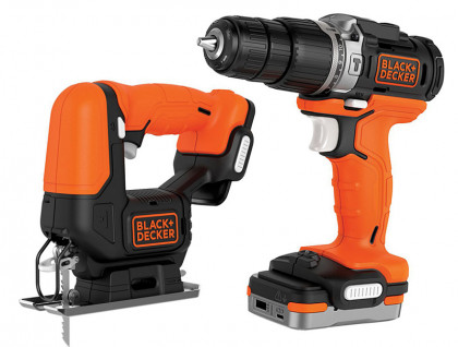 Набор аккумуляторного инструмента BLACK&DECKER BDCK122S1S Набор аккумуляторного инструмента BLACK&DECKER BDCK122S1S