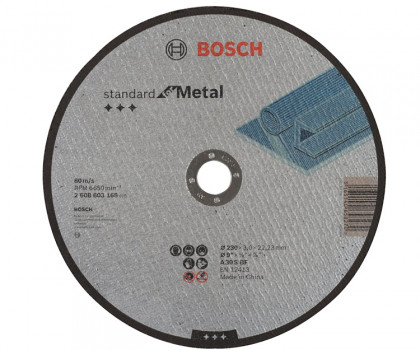 Отрезной круг Bosch Standard for Metal прямой 230?3 мм