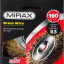Щетка крацовка дисковая для УШМ MIRAX 35141-100