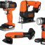 Набор аккумуляторного инструмента BLACK&DECKER BDCK123S2S