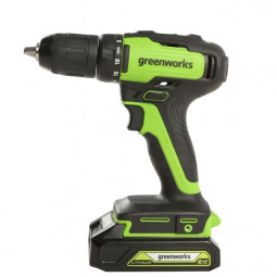 Дрель-шуруповерт аккумуляторная Greenworks GD24DD35, 24V, без АКБ и ЗУ