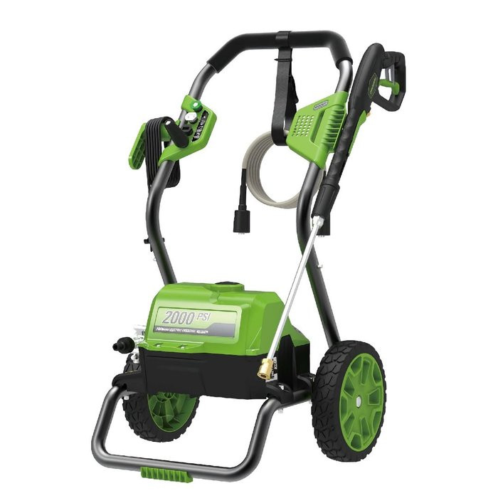 Мойка высокого давления электрическая Greenworks  GPW2000 5106707, 2000 Вт, 140 бар