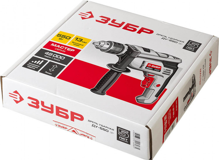 Дрель ударная электрическая ЗУБР ДУ-550 ЭР