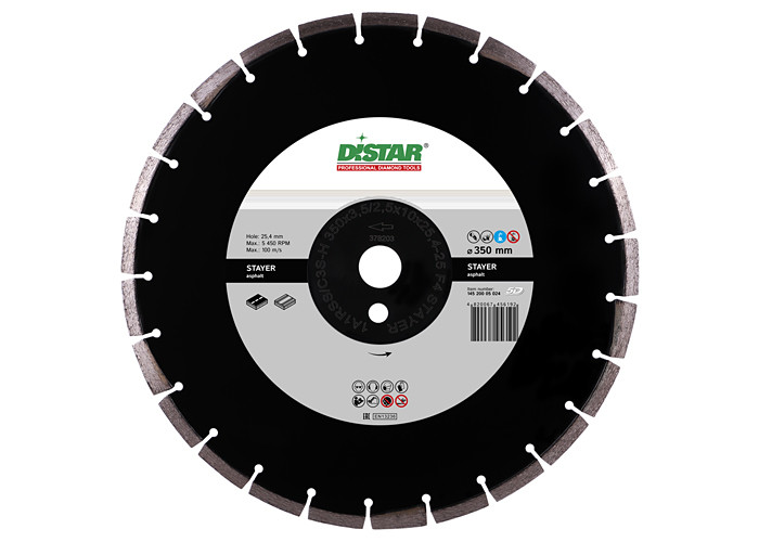 Алмазный диск DISTAR 1A1RSS/C3S-H 350 F4 STAYER